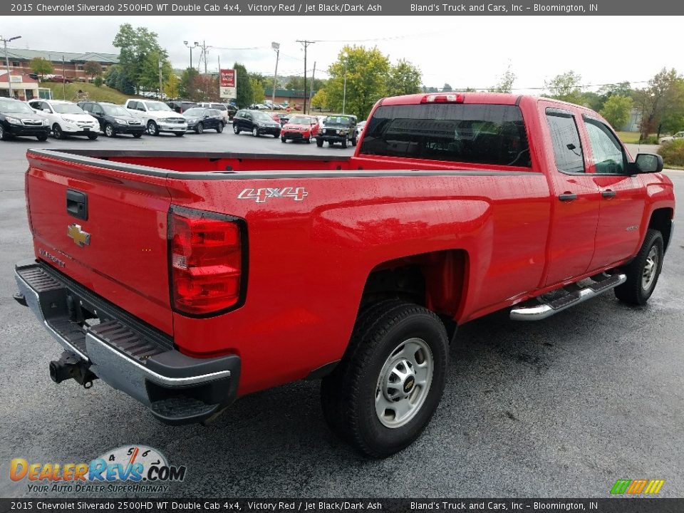 2015 Chevrolet Silverado 2500HD WT Double Cab 4x4 Victory Red / Jet Black/Dark Ash Photo #7