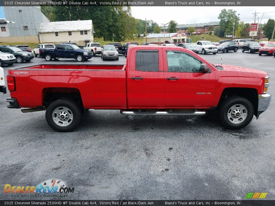 2015 Chevrolet Silverado 2500HD WT Double Cab 4x4 Victory Red / Jet Black/Dark Ash Photo #9