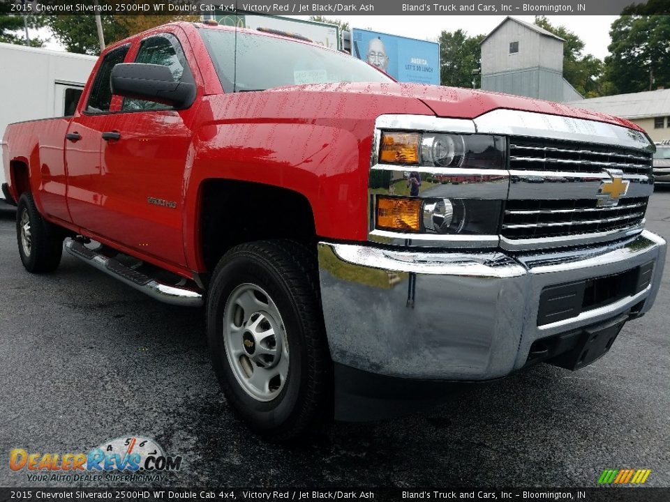 2015 Chevrolet Silverado 2500HD WT Double Cab 4x4 Victory Red / Jet Black/Dark Ash Photo #10