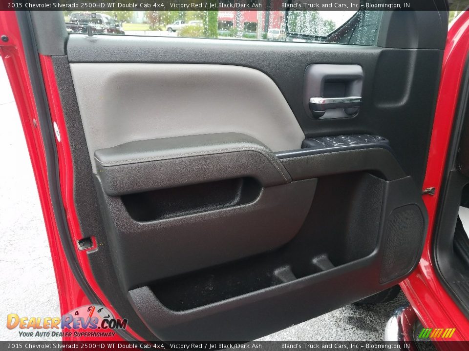 2015 Chevrolet Silverado 2500HD WT Double Cab 4x4 Victory Red / Jet Black/Dark Ash Photo #12