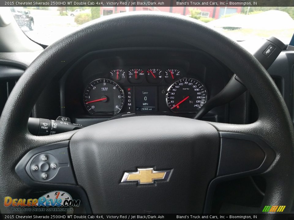 2015 Chevrolet Silverado 2500HD WT Double Cab 4x4 Victory Red / Jet Black/Dark Ash Photo #18