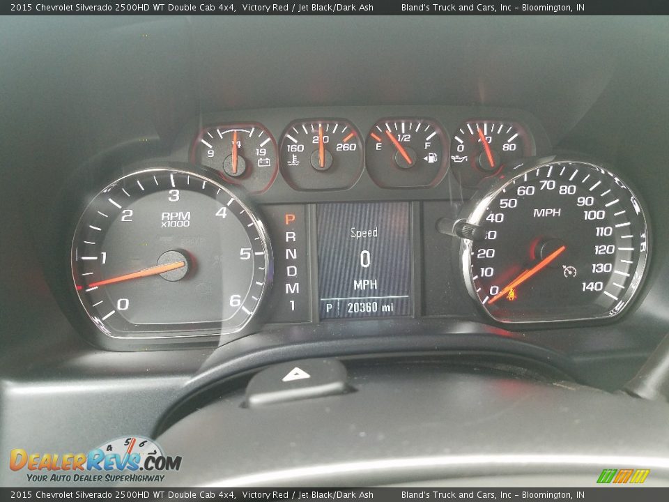 2015 Chevrolet Silverado 2500HD WT Double Cab 4x4 Victory Red / Jet Black/Dark Ash Photo #20