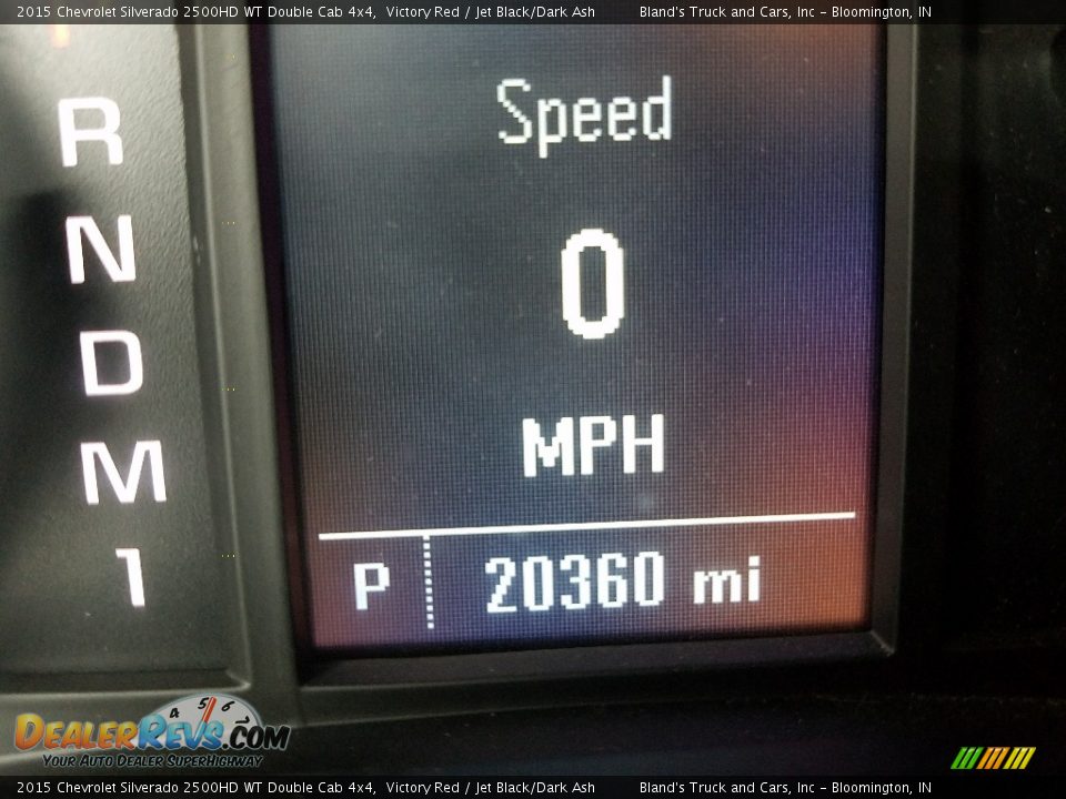2015 Chevrolet Silverado 2500HD WT Double Cab 4x4 Victory Red / Jet Black/Dark Ash Photo #21