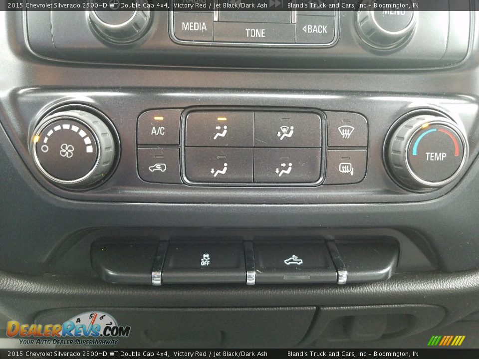 2015 Chevrolet Silverado 2500HD WT Double Cab 4x4 Victory Red / Jet Black/Dark Ash Photo #26