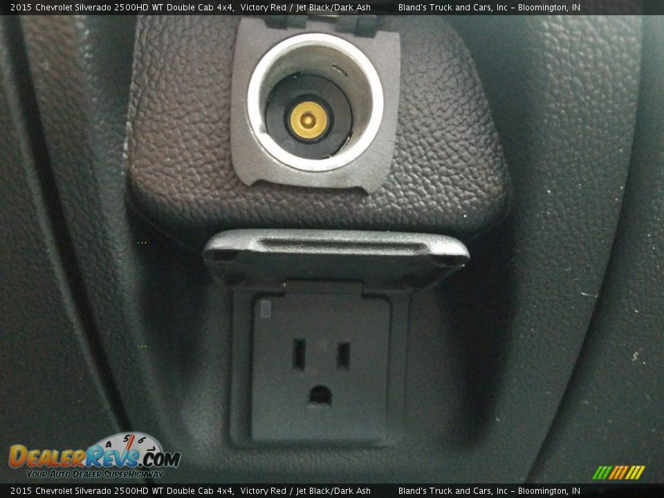 2015 Chevrolet Silverado 2500HD WT Double Cab 4x4 Victory Red / Jet Black/Dark Ash Photo #27