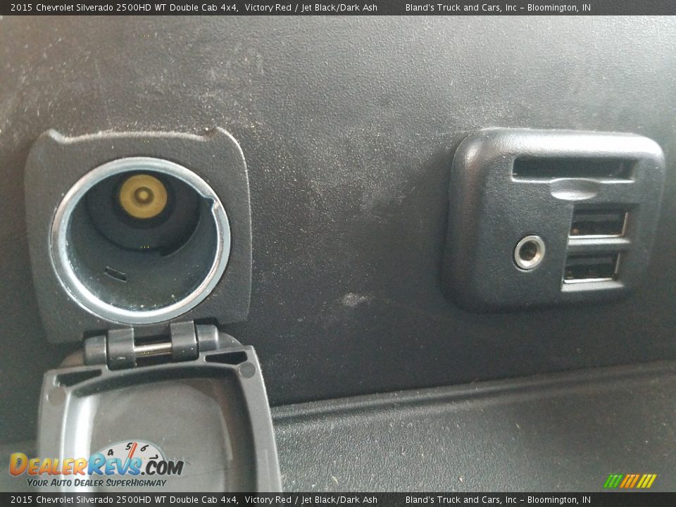 2015 Chevrolet Silverado 2500HD WT Double Cab 4x4 Victory Red / Jet Black/Dark Ash Photo #28