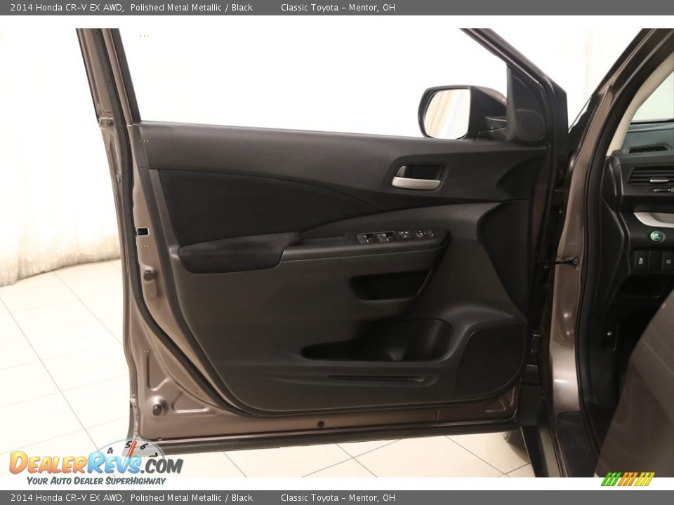 2014 Honda CR-V EX AWD Polished Metal Metallic / Black Photo #4