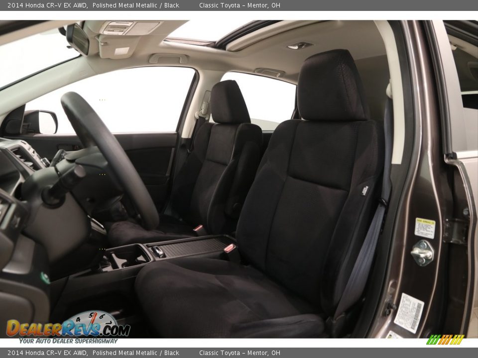 2014 Honda CR-V EX AWD Polished Metal Metallic / Black Photo #5