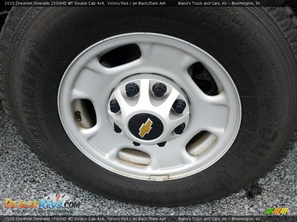 2015 Chevrolet Silverado 2500HD WT Double Cab 4x4 Victory Red / Jet Black/Dark Ash Photo #33