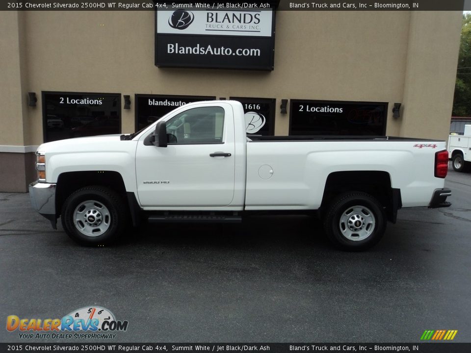 2015 Chevrolet Silverado 2500HD WT Regular Cab 4x4 Summit White / Jet Black/Dark Ash Photo #1