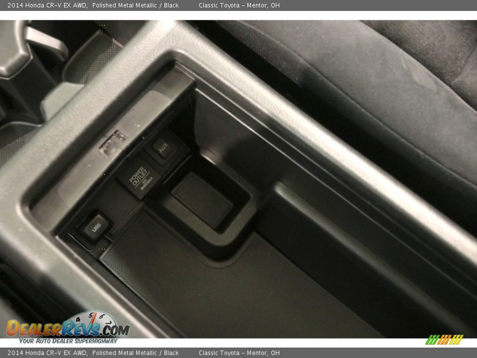 2014 Honda CR-V EX AWD Polished Metal Metallic / Black Photo #12