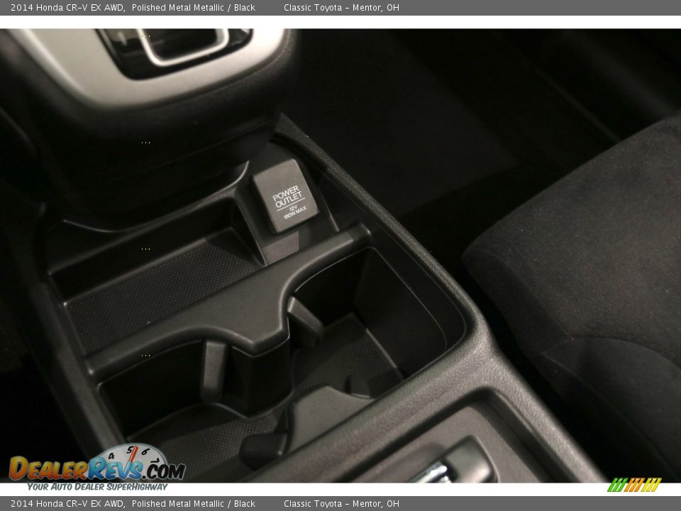 2014 Honda CR-V EX AWD Polished Metal Metallic / Black Photo #13