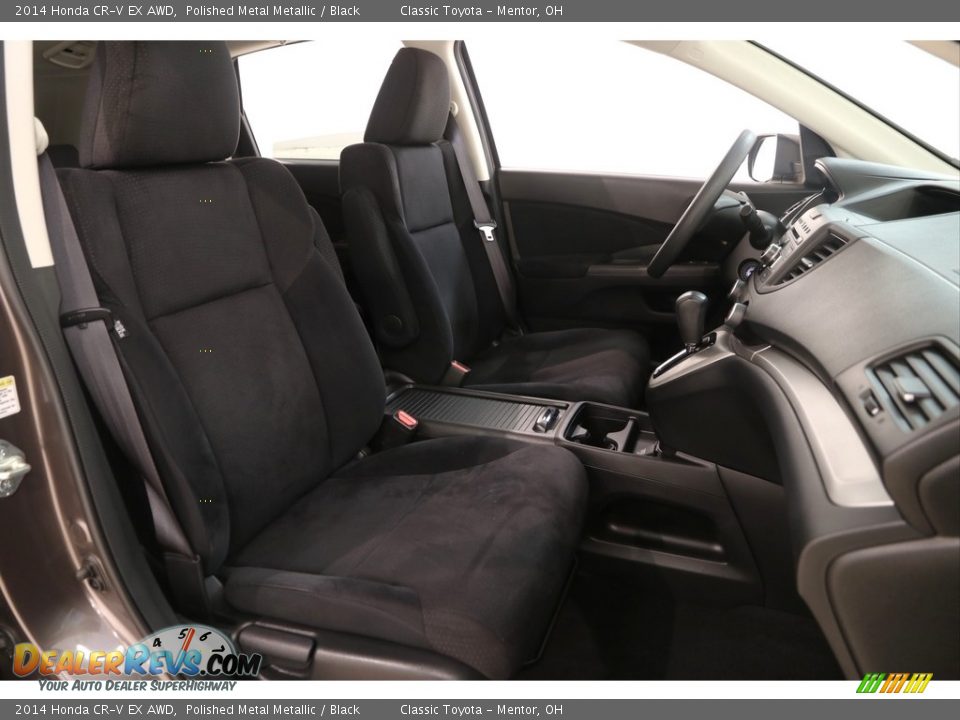 2014 Honda CR-V EX AWD Polished Metal Metallic / Black Photo #14
