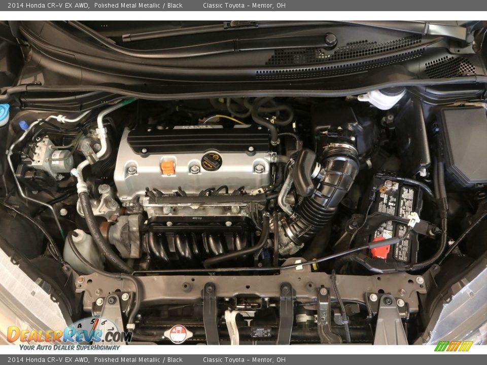 2014 Honda CR-V EX AWD Polished Metal Metallic / Black Photo #18