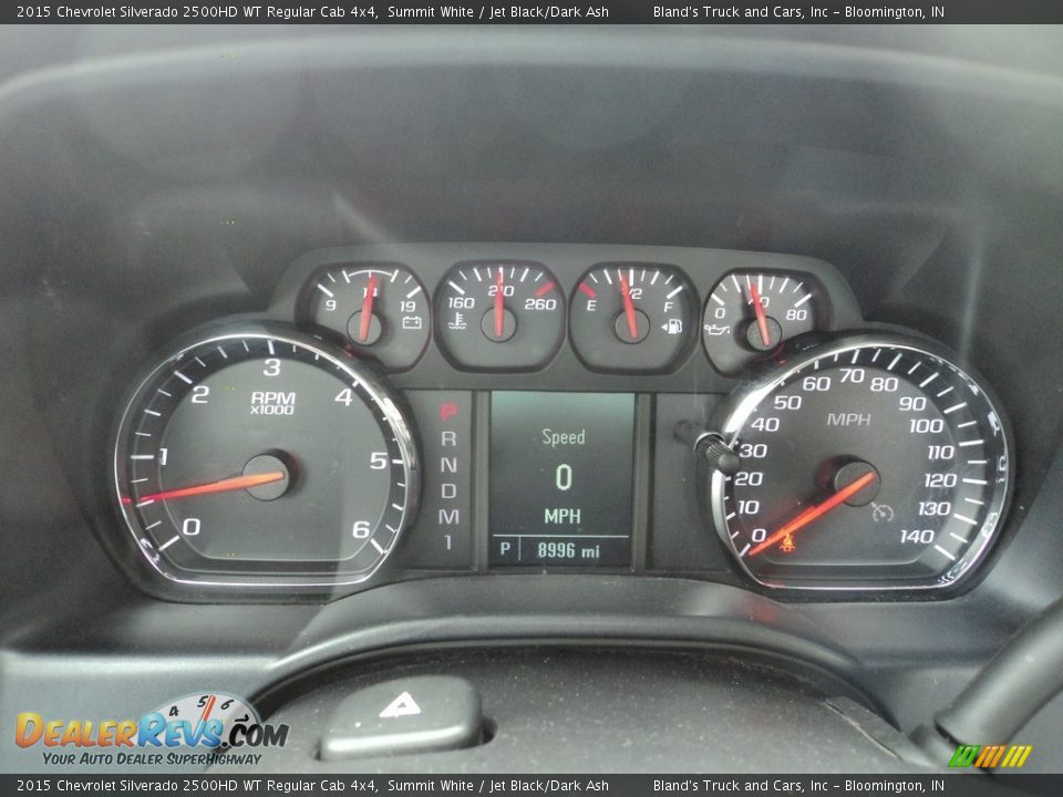 2015 Chevrolet Silverado 2500HD WT Regular Cab 4x4 Summit White / Jet Black/Dark Ash Photo #14