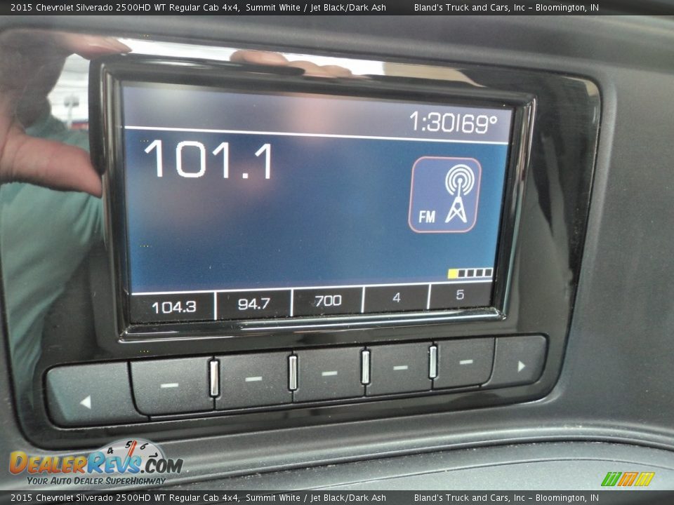 2015 Chevrolet Silverado 2500HD WT Regular Cab 4x4 Summit White / Jet Black/Dark Ash Photo #18