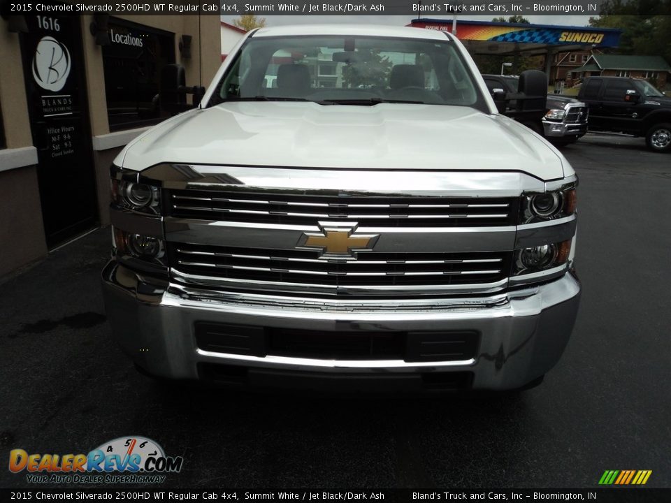 2015 Chevrolet Silverado 2500HD WT Regular Cab 4x4 Summit White / Jet Black/Dark Ash Photo #24
