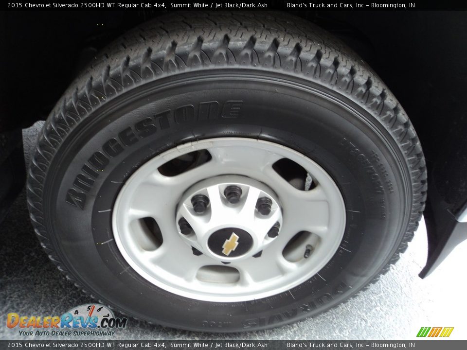 2015 Chevrolet Silverado 2500HD WT Regular Cab 4x4 Summit White / Jet Black/Dark Ash Photo #25