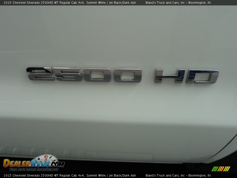 2015 Chevrolet Silverado 2500HD WT Regular Cab 4x4 Summit White / Jet Black/Dark Ash Photo #26