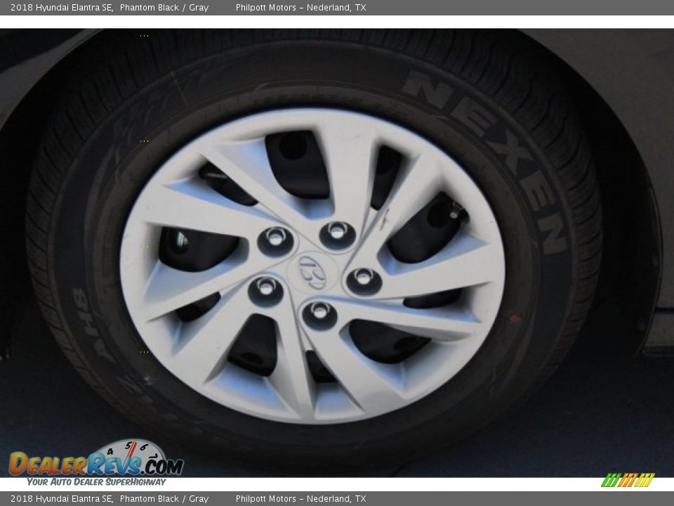 2018 Hyundai Elantra SE Phantom Black / Gray Photo #9
