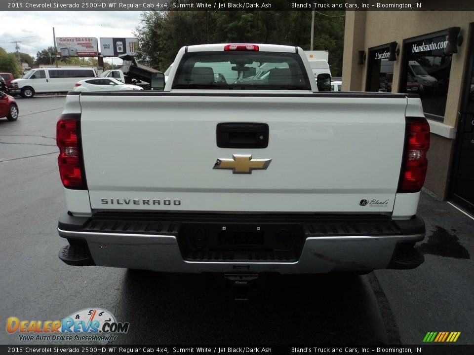 2015 Chevrolet Silverado 2500HD WT Regular Cab 4x4 Summit White / Jet Black/Dark Ash Photo #28