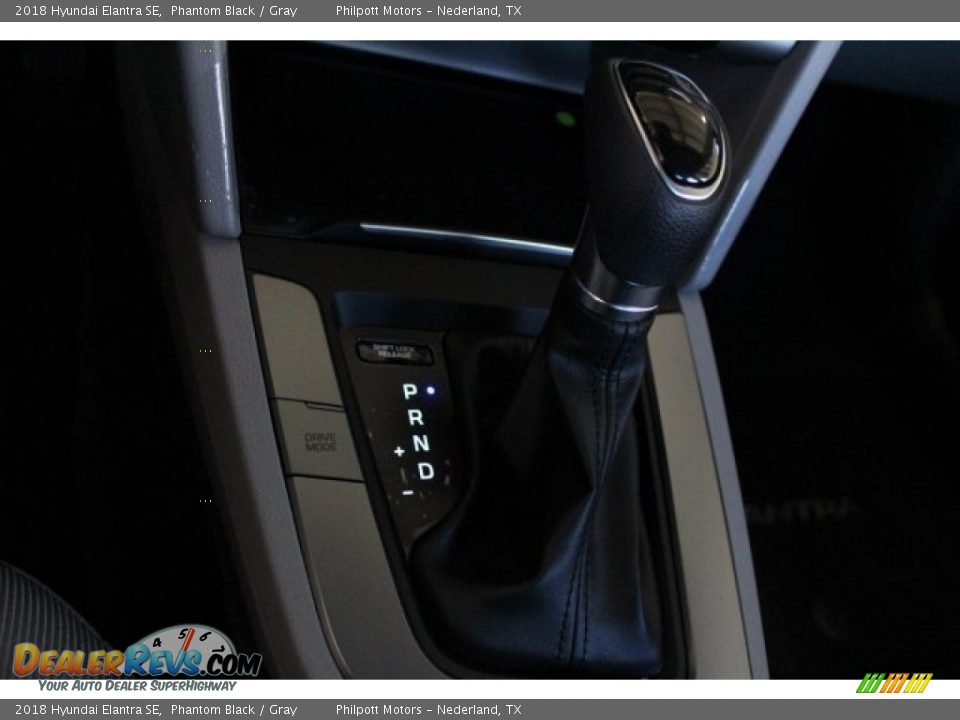 2018 Hyundai Elantra SE Phantom Black / Gray Photo #14