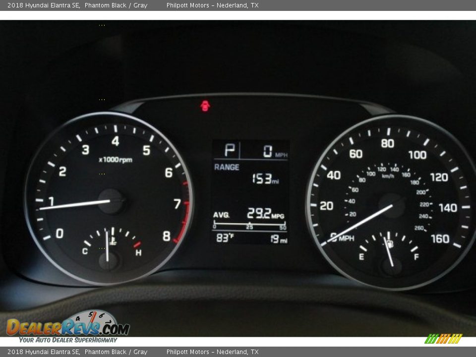 2018 Hyundai Elantra SE Phantom Black / Gray Photo #15