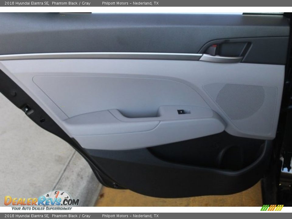2018 Hyundai Elantra SE Phantom Black / Gray Photo #18