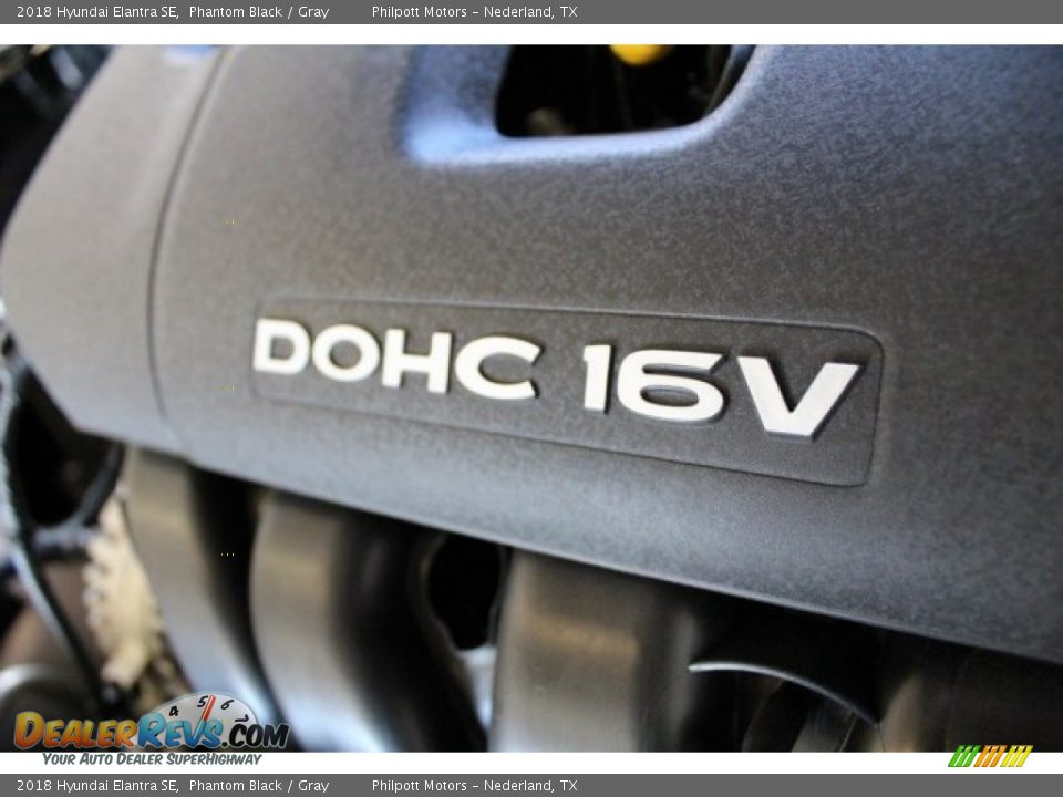 2018 Hyundai Elantra SE Phantom Black / Gray Photo #24