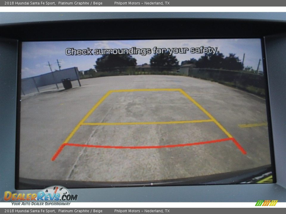 2018 Hyundai Santa Fe Sport Platinum Graphite / Beige Photo #13