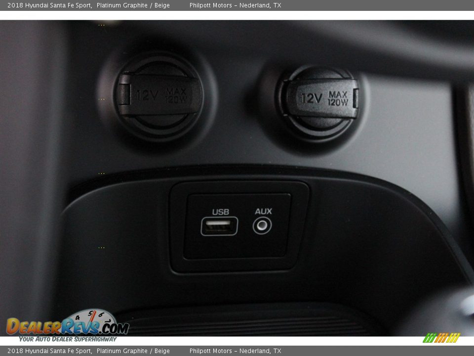 2018 Hyundai Santa Fe Sport Platinum Graphite / Beige Photo #15