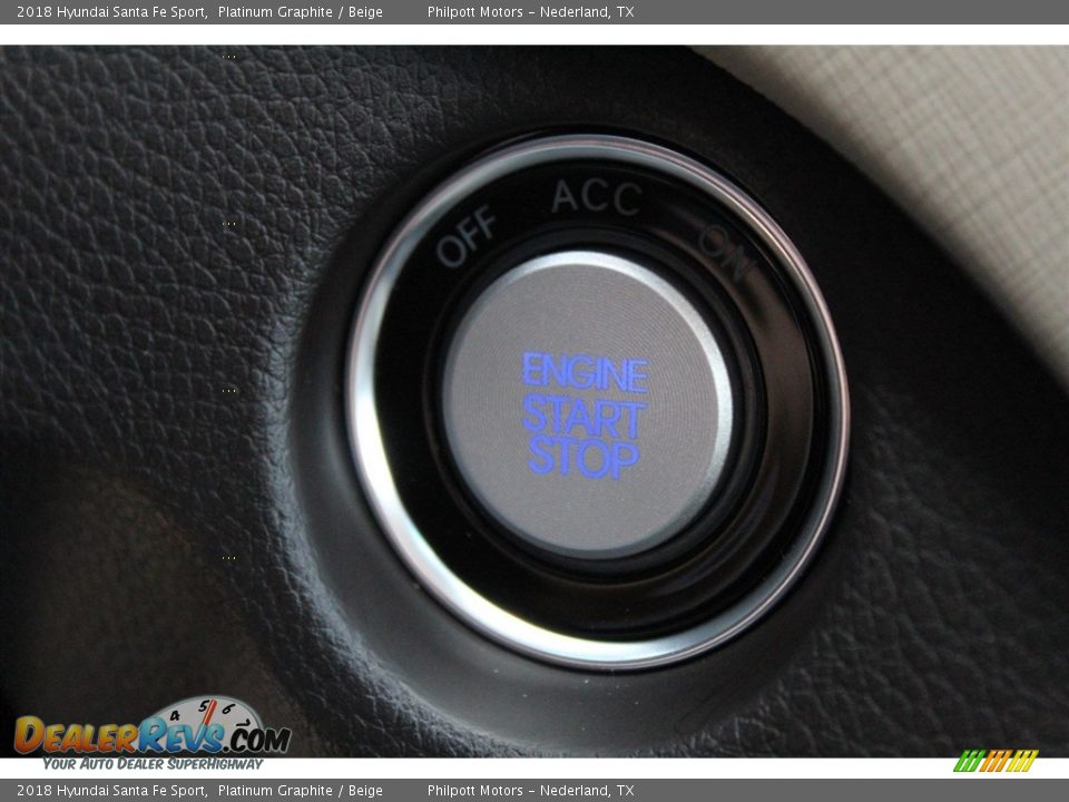 2018 Hyundai Santa Fe Sport Platinum Graphite / Beige Photo #16