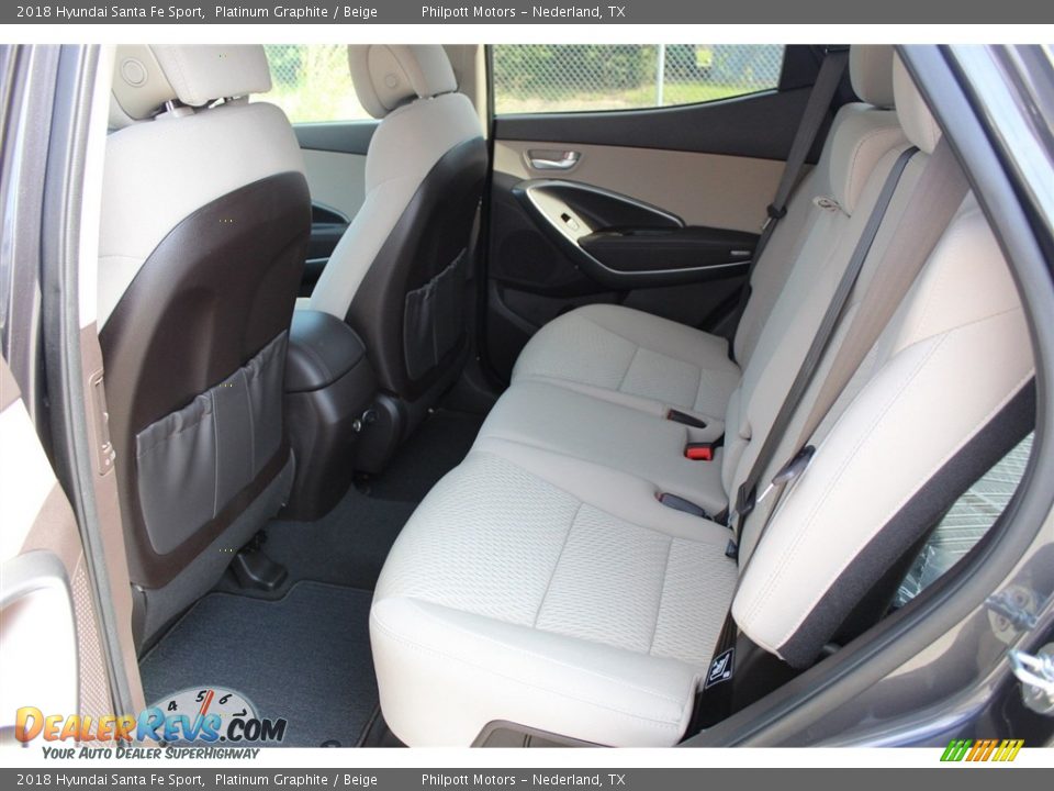 2018 Hyundai Santa Fe Sport Platinum Graphite / Beige Photo #22