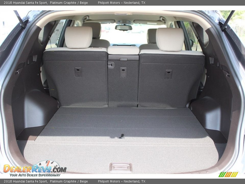 2018 Hyundai Santa Fe Sport Platinum Graphite / Beige Photo #25