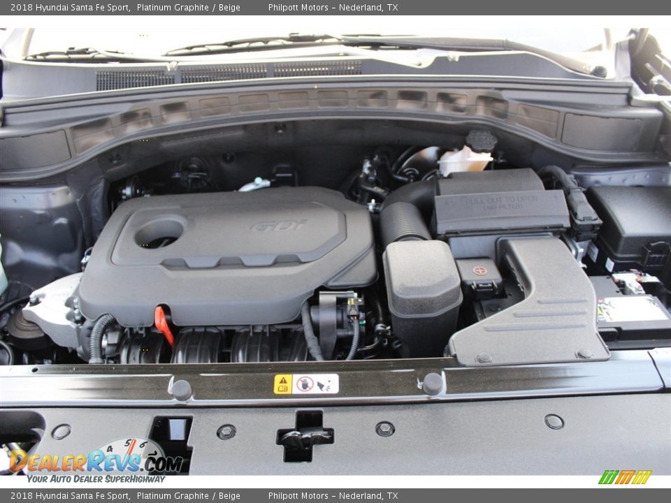 2018 Hyundai Santa Fe Sport Platinum Graphite / Beige Photo #26