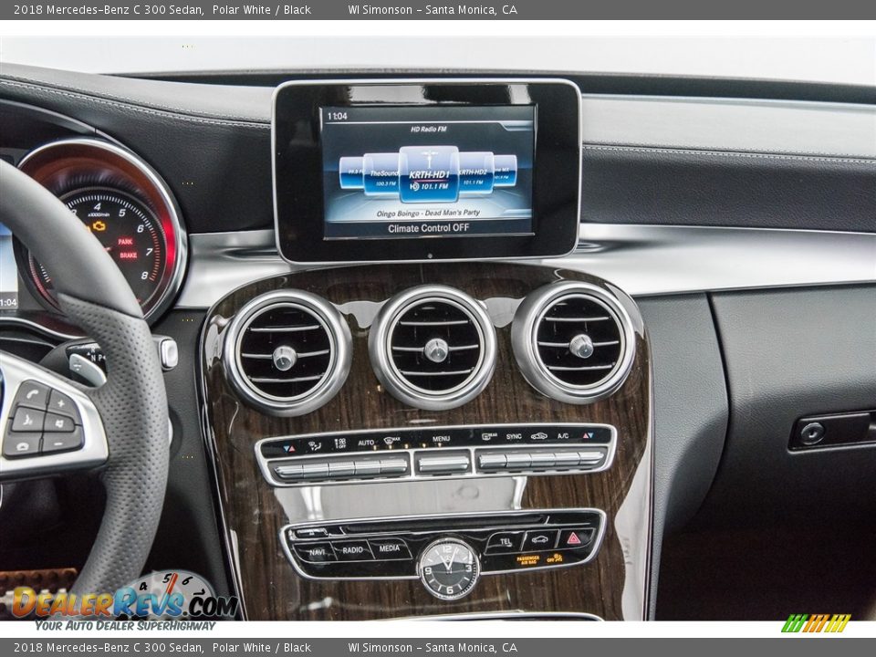 2018 Mercedes-Benz C 300 Sedan Polar White / Black Photo #5