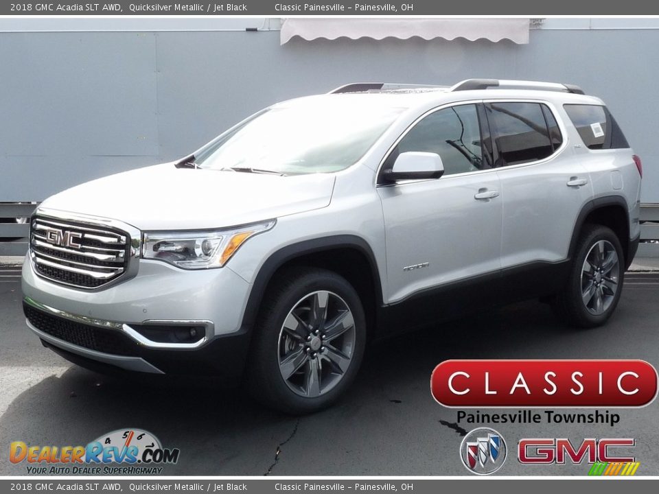 2018 GMC Acadia SLT AWD Quicksilver Metallic / Jet Black Photo #1