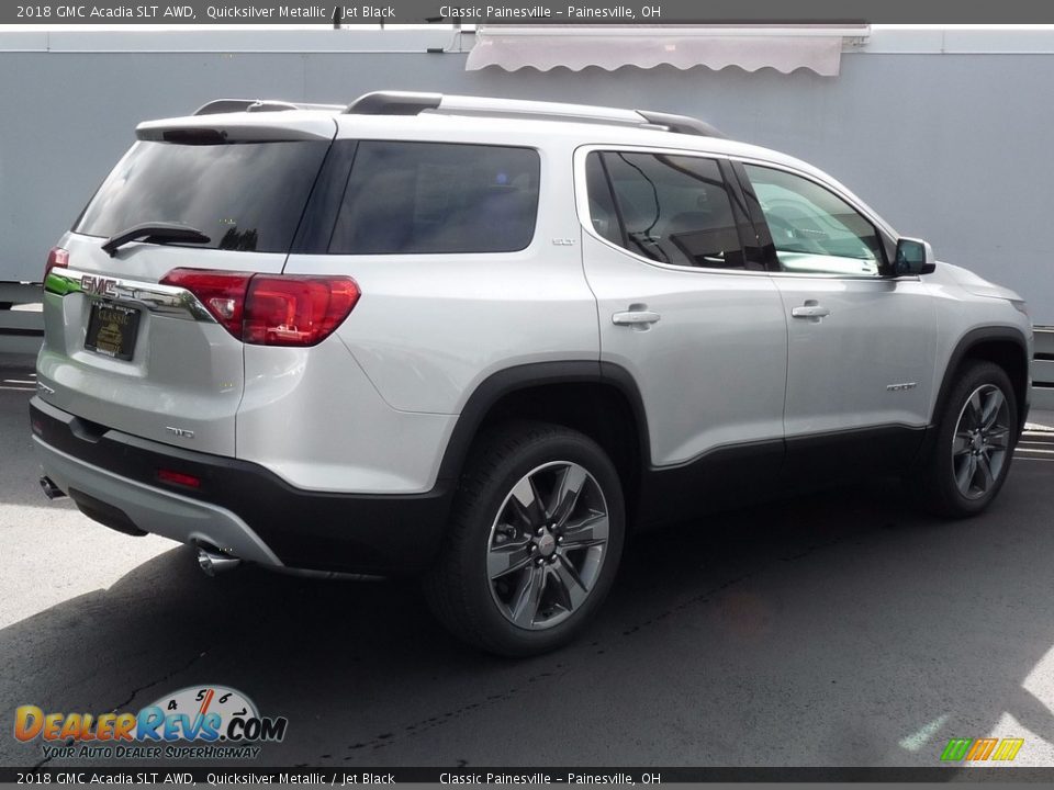 2018 GMC Acadia SLT AWD Quicksilver Metallic / Jet Black Photo #2