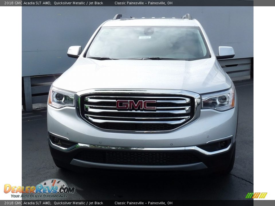 2018 GMC Acadia SLT AWD Quicksilver Metallic / Jet Black Photo #4