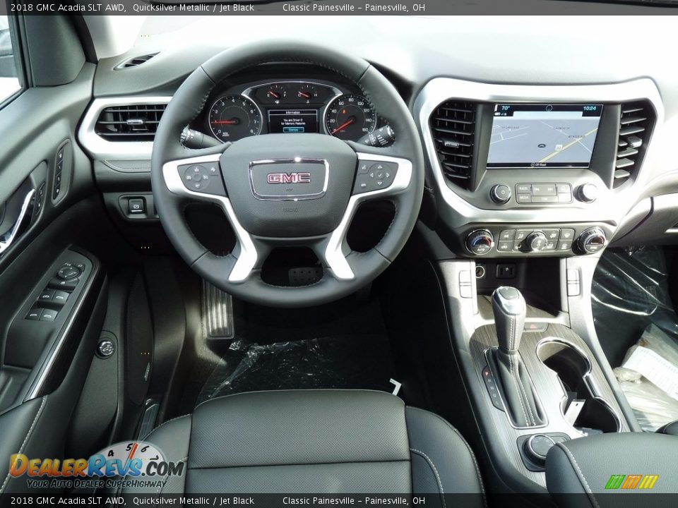2018 GMC Acadia SLT AWD Quicksilver Metallic / Jet Black Photo #10