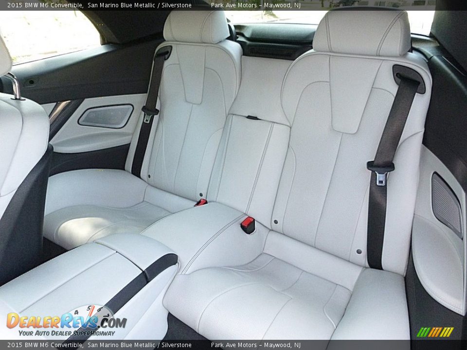 Rear Seat of 2015 BMW M6 Convertible Photo #26