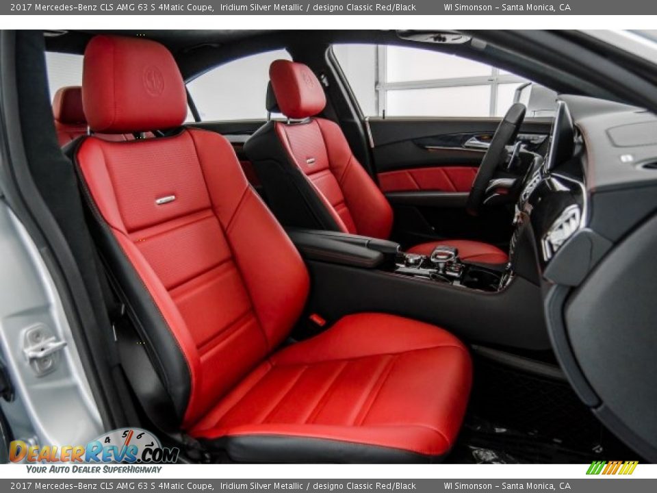 designo Classic Red/Black Interior - 2017 Mercedes-Benz CLS AMG 63 S 4Matic Coupe Photo #2