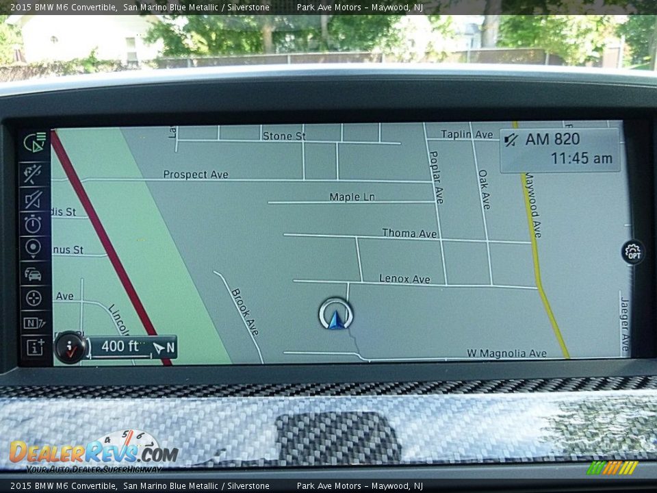 Navigation of 2015 BMW M6 Convertible Photo #35