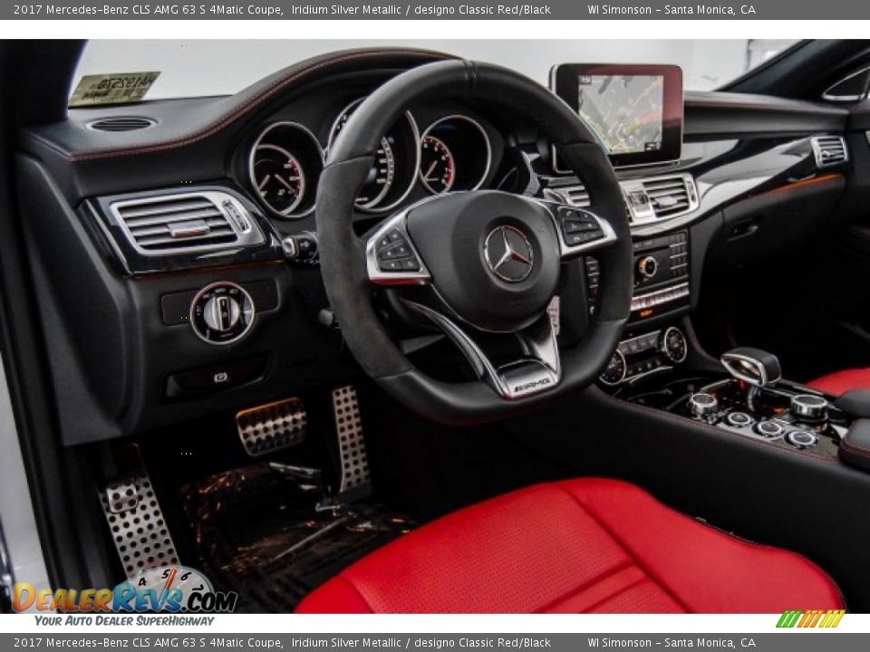 designo Classic Red/Black Interior - 2017 Mercedes-Benz CLS AMG 63 S 4Matic Coupe Photo #7