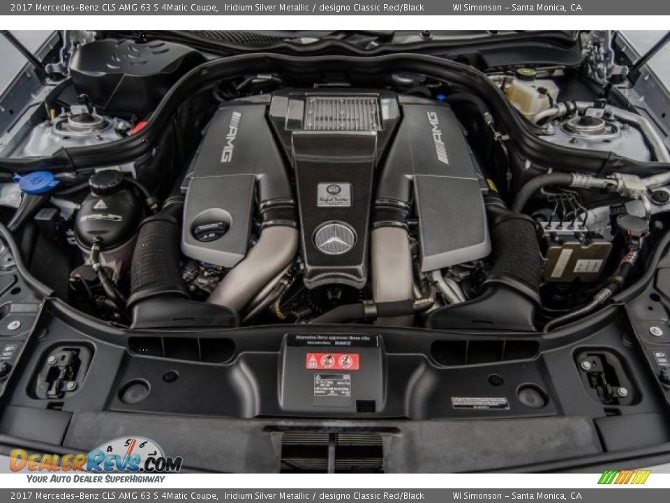 2017 Mercedes-Benz CLS AMG 63 S 4Matic Coupe 5.5 Liter AMG biturbo DOHC 32-Valve VVT V8 Engine Photo #8