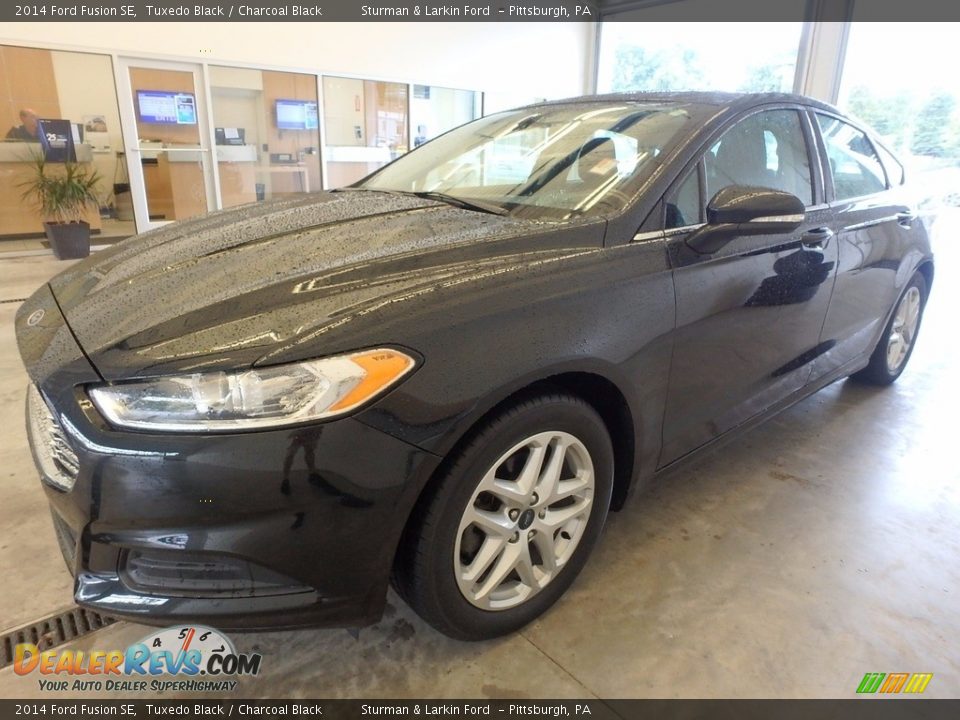 2014 Ford Fusion SE Tuxedo Black / Charcoal Black Photo #5