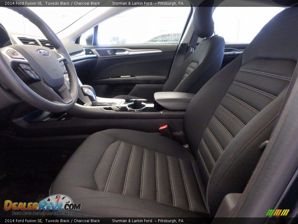 2014 Ford Fusion SE Tuxedo Black / Charcoal Black Photo #7