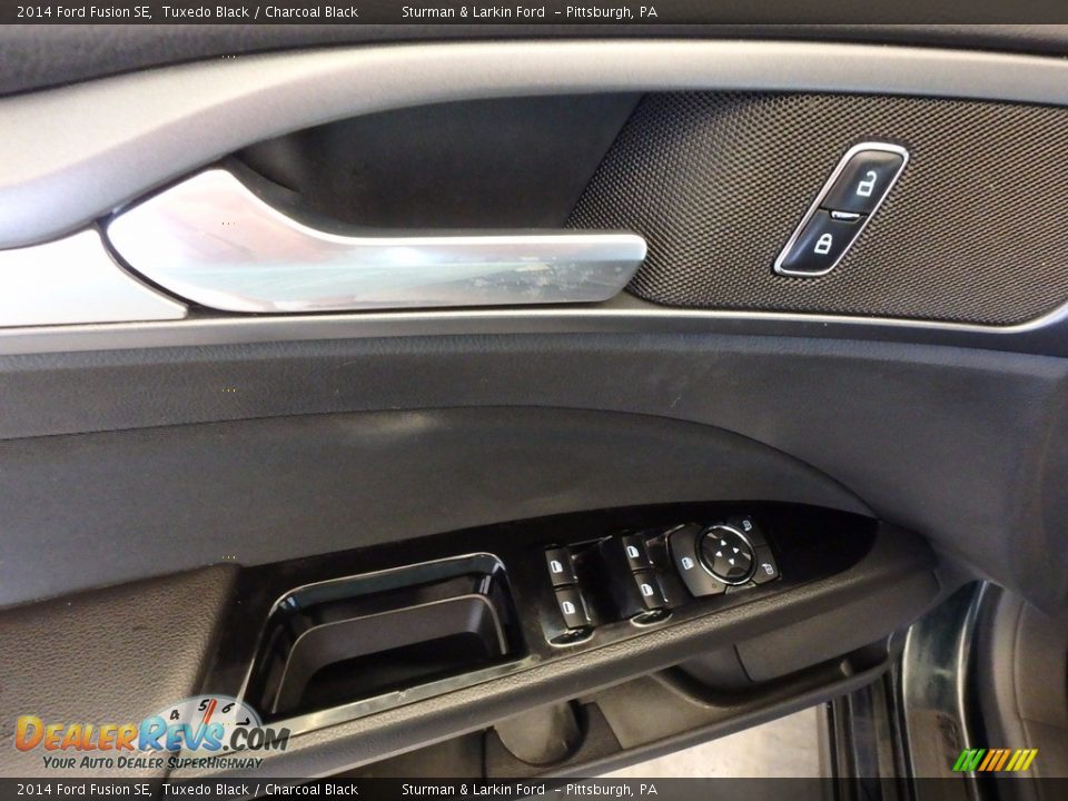 2014 Ford Fusion SE Tuxedo Black / Charcoal Black Photo #10