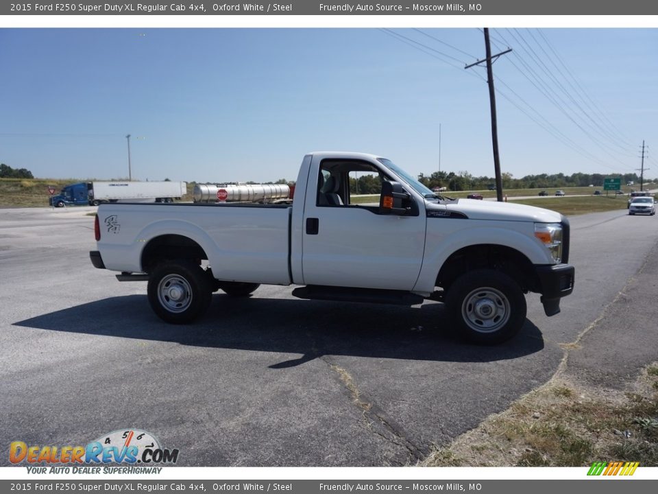 2015 Ford F250 Super Duty XL Regular Cab 4x4 Oxford White / Steel Photo #2