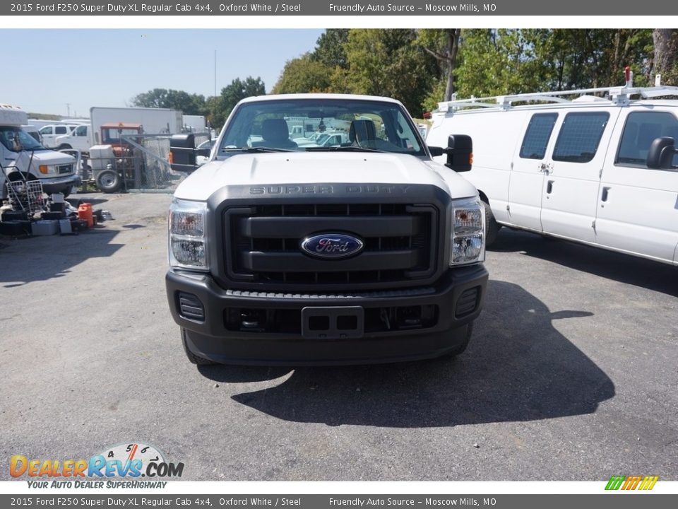 2015 Ford F250 Super Duty XL Regular Cab 4x4 Oxford White / Steel Photo #5